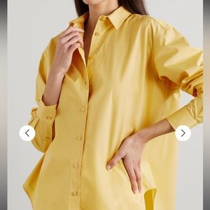 Embroidered organic cotton-poplin shirt